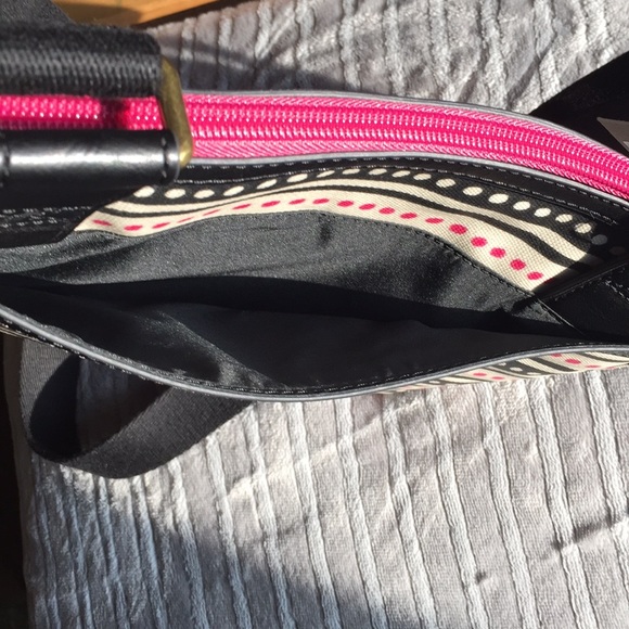 Fossil Eliza Crossbody Pink Dots Bag/New - Picture 3 of 6